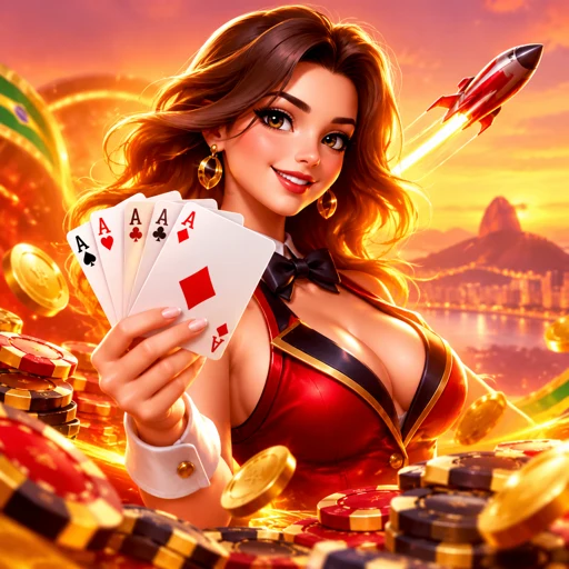 Mesa de Casino Hold'em ao vivo, poker contra a casa com dealer